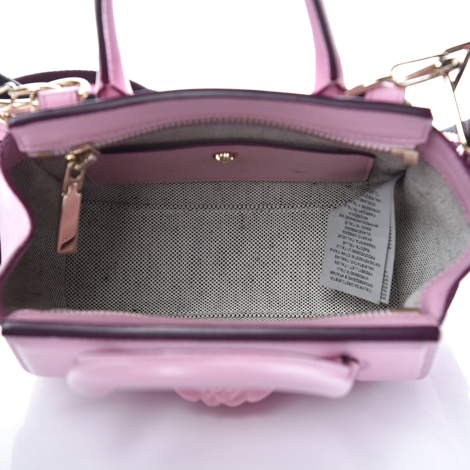 Versace Calfskin Small Palazzo Empire Bag Pink 5 of 14