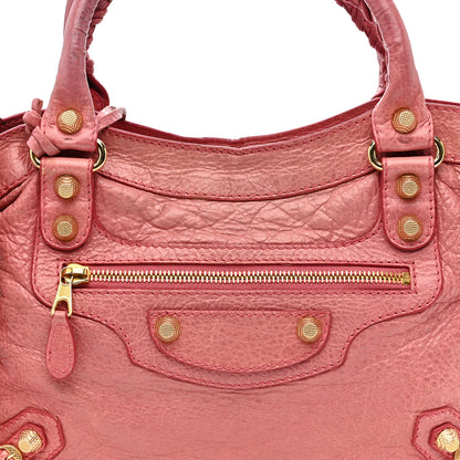 Balenciaga Agneau Giant 12 Gold Hardware Town Rose Bombon Raspberry 9 of 15