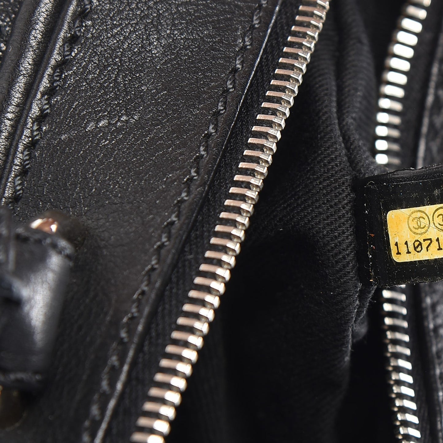 Calfskin Stitched Bowler Black