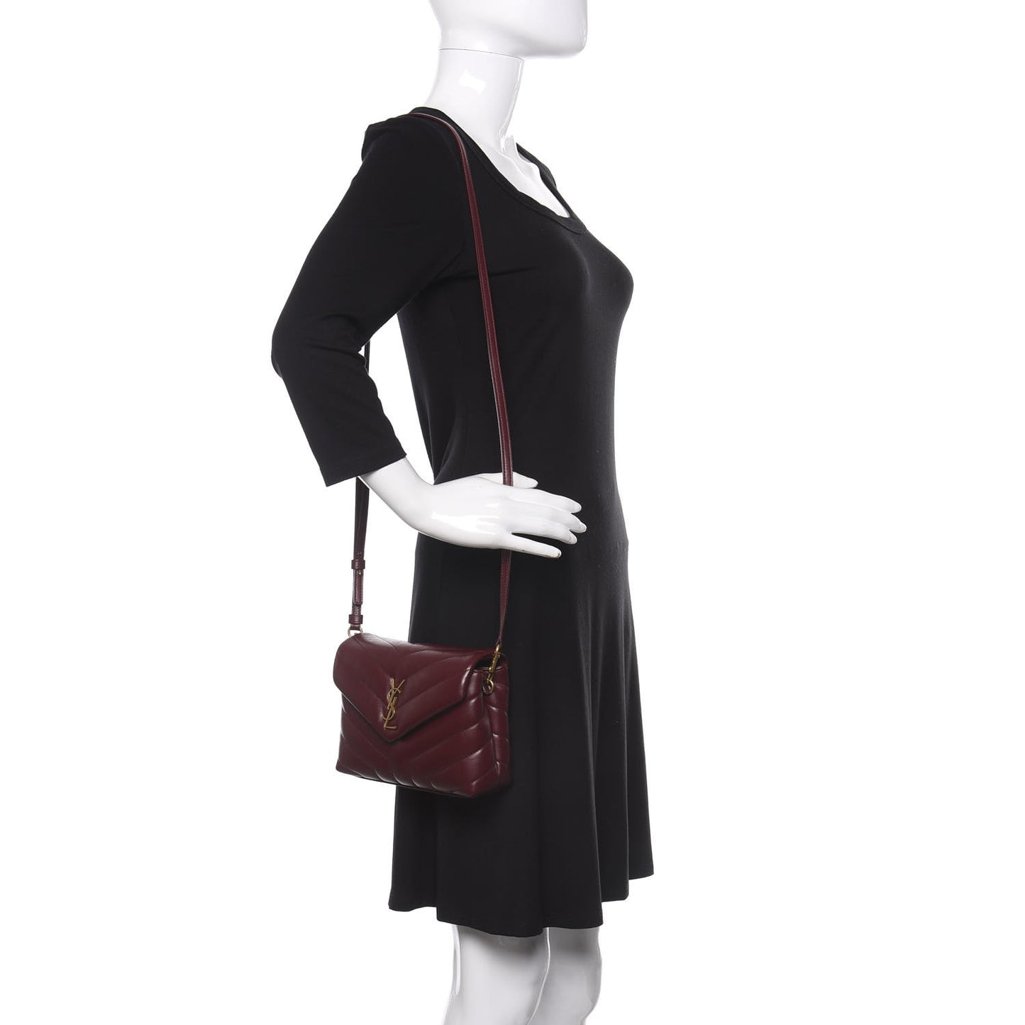 Calfskin Y Quilted Monogram Toy Loulou Monogram Crossbody Bag Rouge Legion