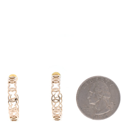Chanel CC Hoop Earrings 2 of 5