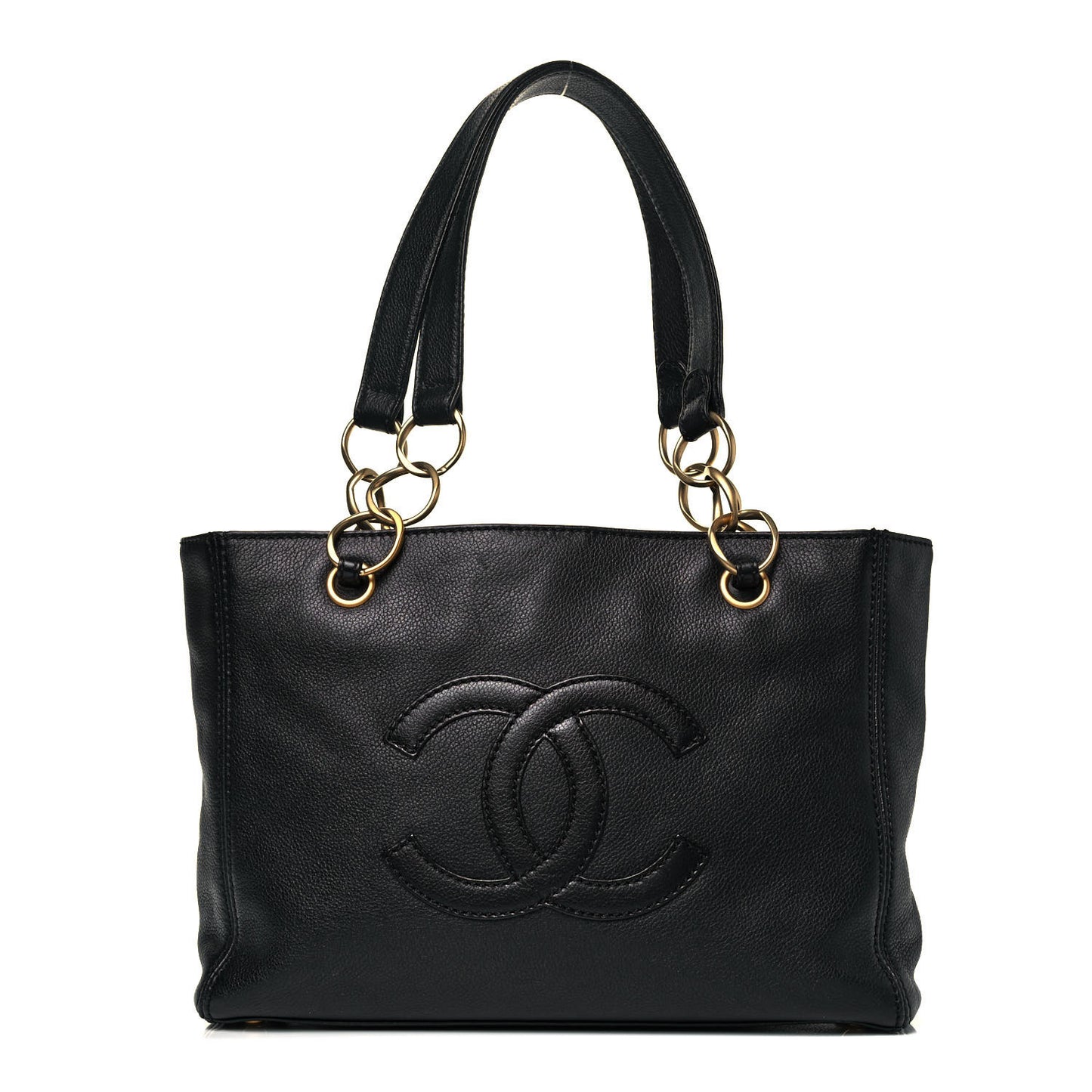 Caviar CC Shoulder Bag Black