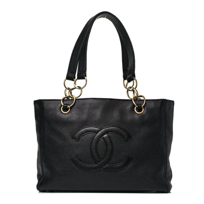 Chanel Caviar CC Shoulder Bag Black 1 of 9