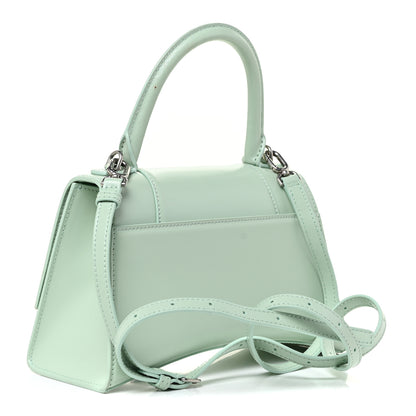 Balenciaga Shiny Box Calfskin Small Hourglass Top Handle Bag Light Green 2 of 18