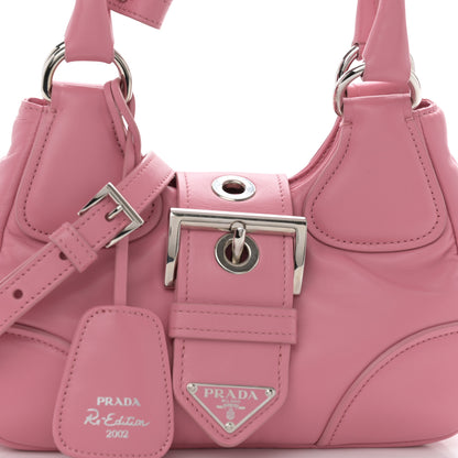 Prada Nappa Soft Padded Re-Edition 2002 Moon Bag Geranio 7 of 9