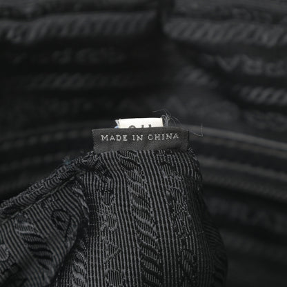 Prada Nylon Tessuto Impuntu Quilted Bowler Black 7 of 19
