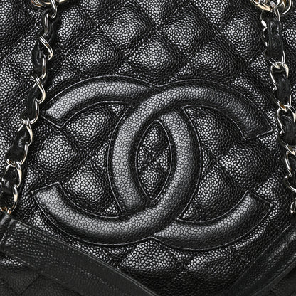 Chanel Caviar Quilted Grand Shopping Tote GST Black 9 of 12