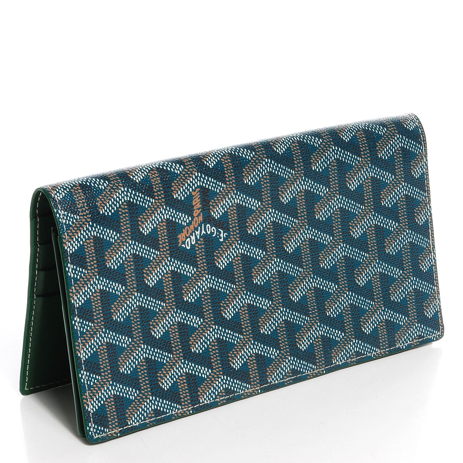 Goyard Goyardine Long Bi-Fold Wallet Green 3 of 9