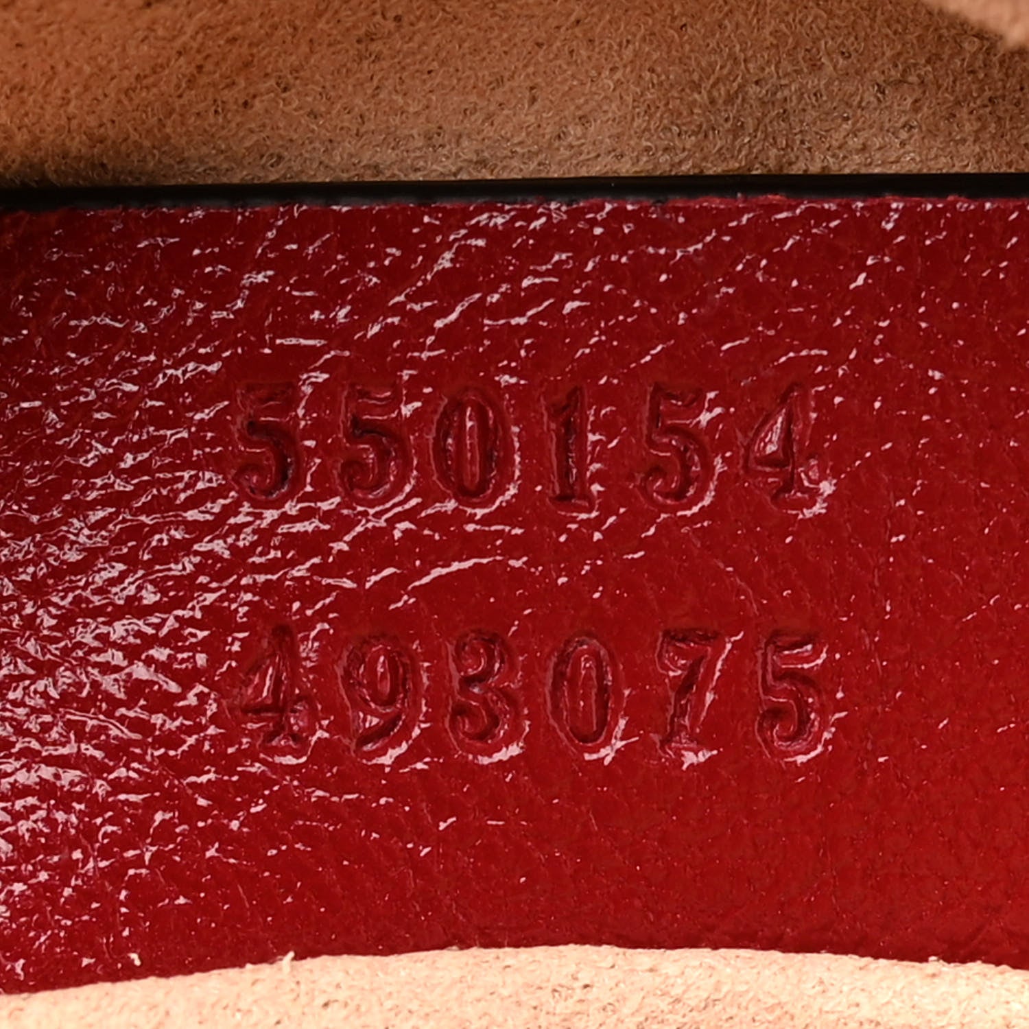 Gucci Glazed Calfskin Matelasse Heart Mini GG Marmont Round Shoulder Bag Romantic Cerise 7 of 10
