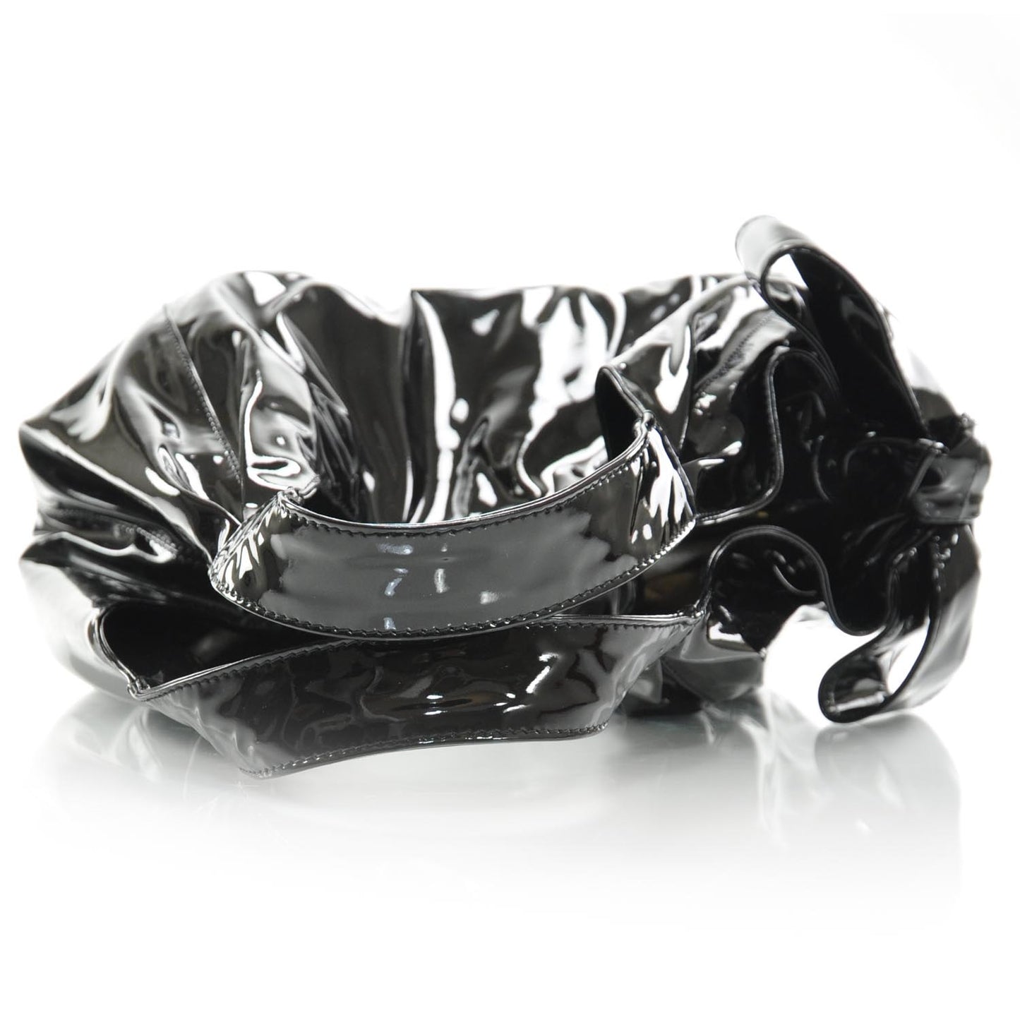 Patent Lacca Nuage Hobo Black