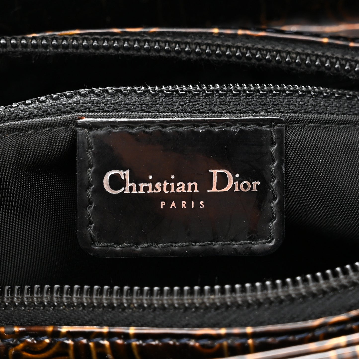 Patent Ultimate Medium Lady Dior Brown