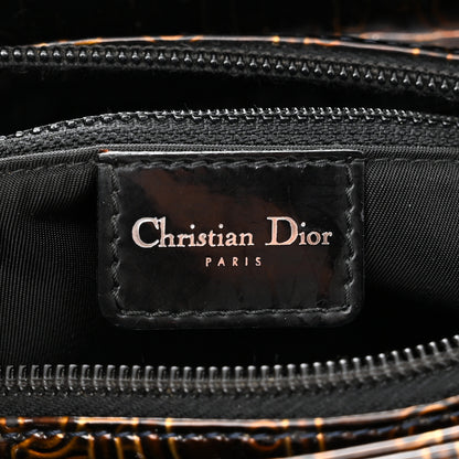 Christian Dior Patent Ultimate Medium Lady Dior Brown 6 of 10
