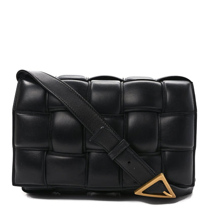 Bottega Veneta Nappa Maxi Intreccio Padded Cassette Crossbody Bag Black 1 of 8