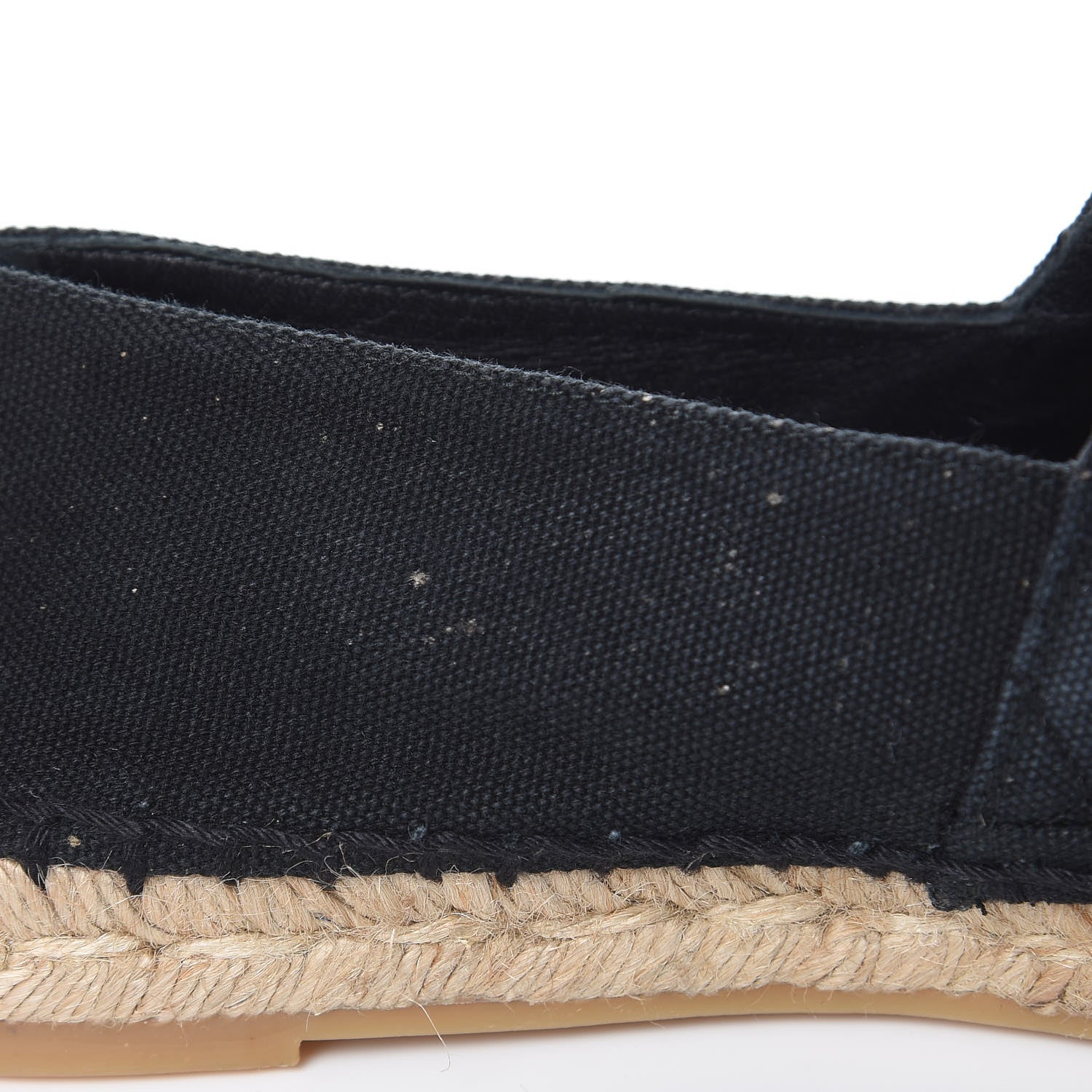 Chanel Fabric Biarritz CC Espadrilles 36 Black 11 of 12