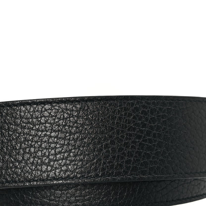 Gucci Calfskin Double G Reversible 37mm Belt 85 34 Black Cocoa 5 of 5