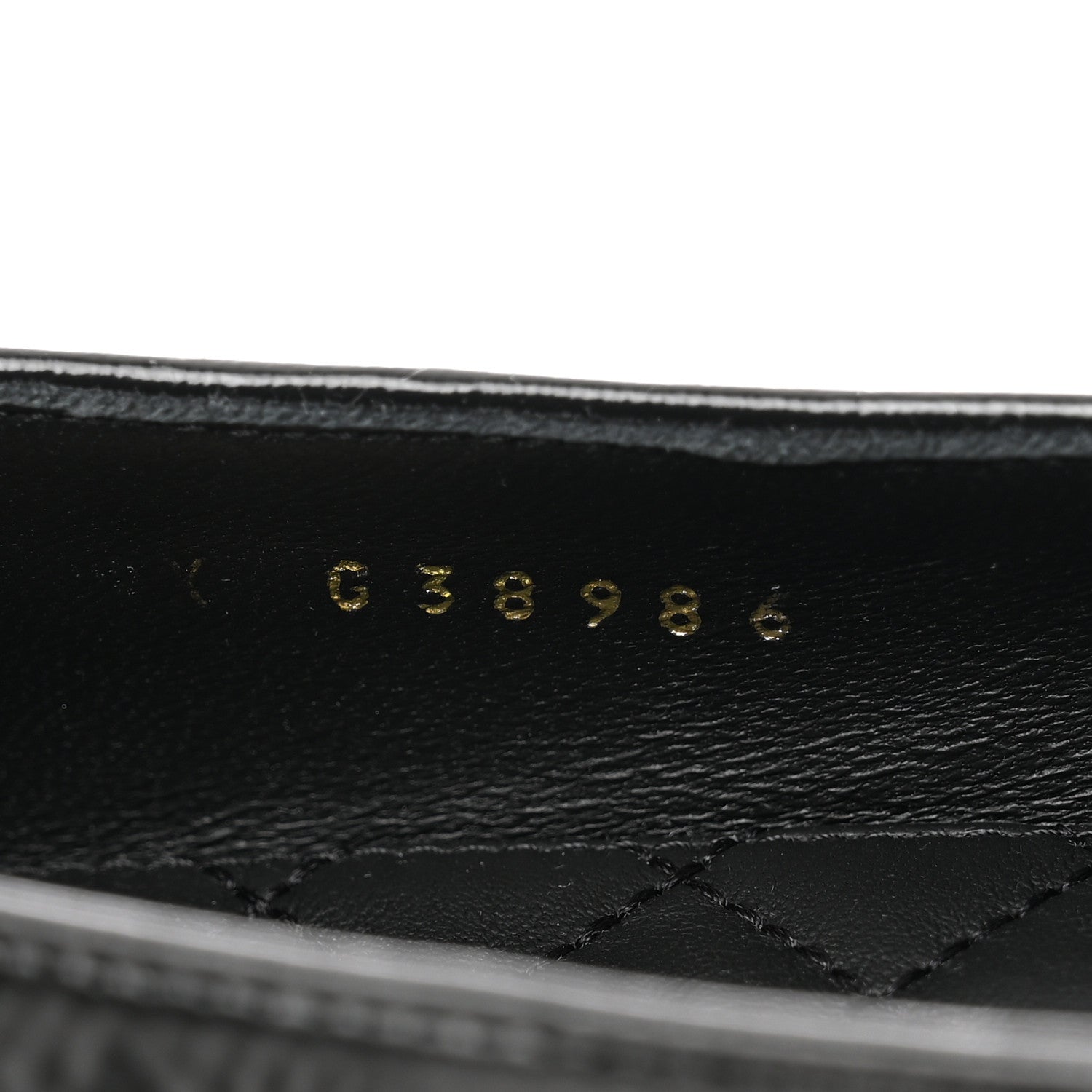 Chanel Patent Calfskin Cap Toe Ankle Chain Ballerina Flats 38 Black 8 of 9