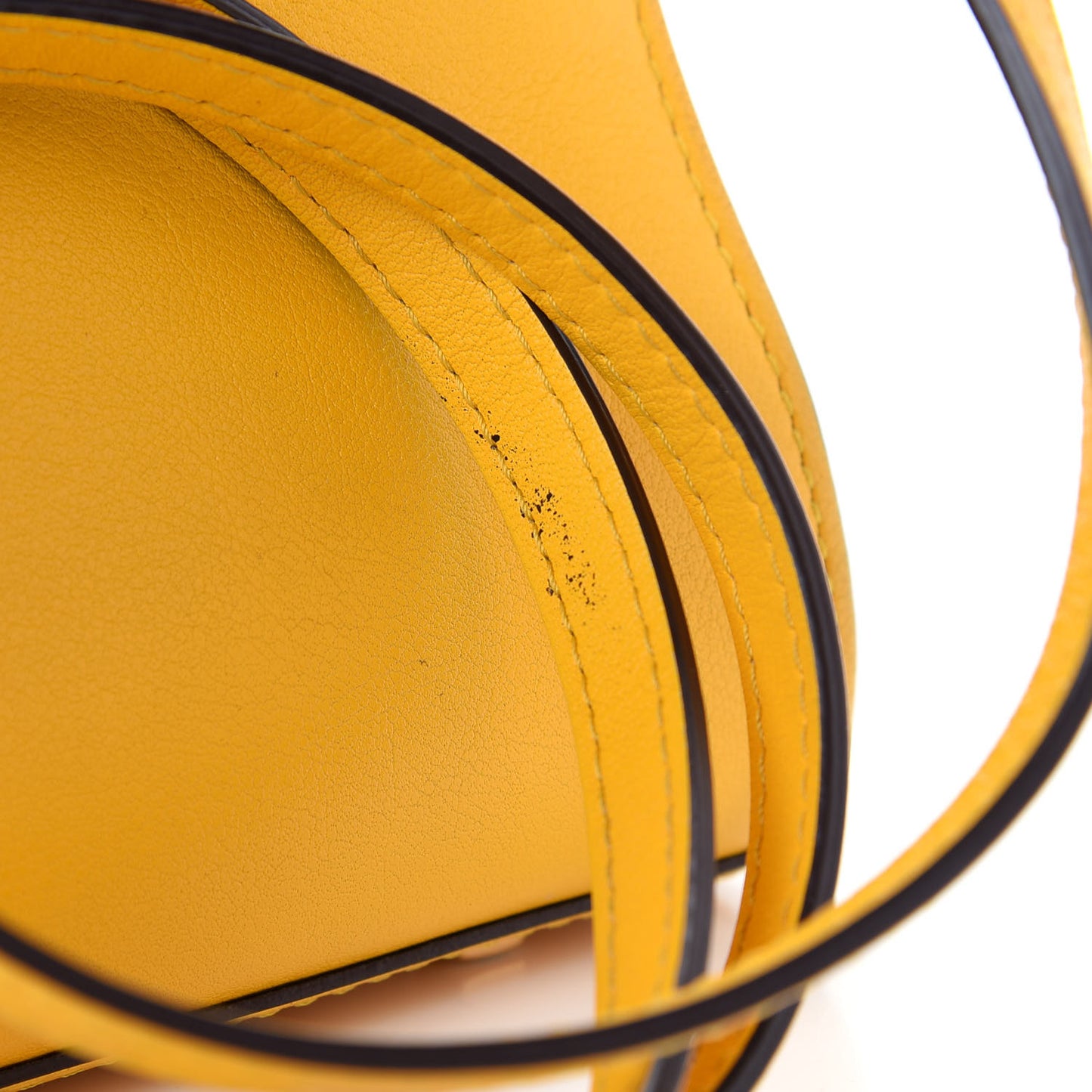 Smooth Calfskin Mini Tempete Satchel Yellow