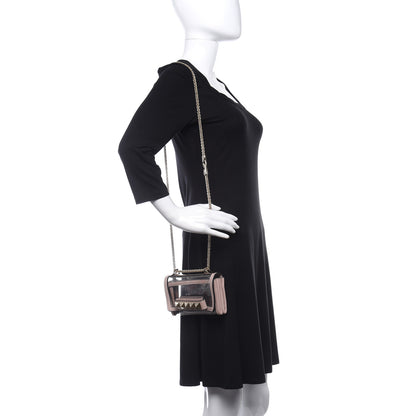 Valentino Garavani PVC Nappa Naked Mini Va Va Voom Shoulder Bag Poudre 2 of 8
