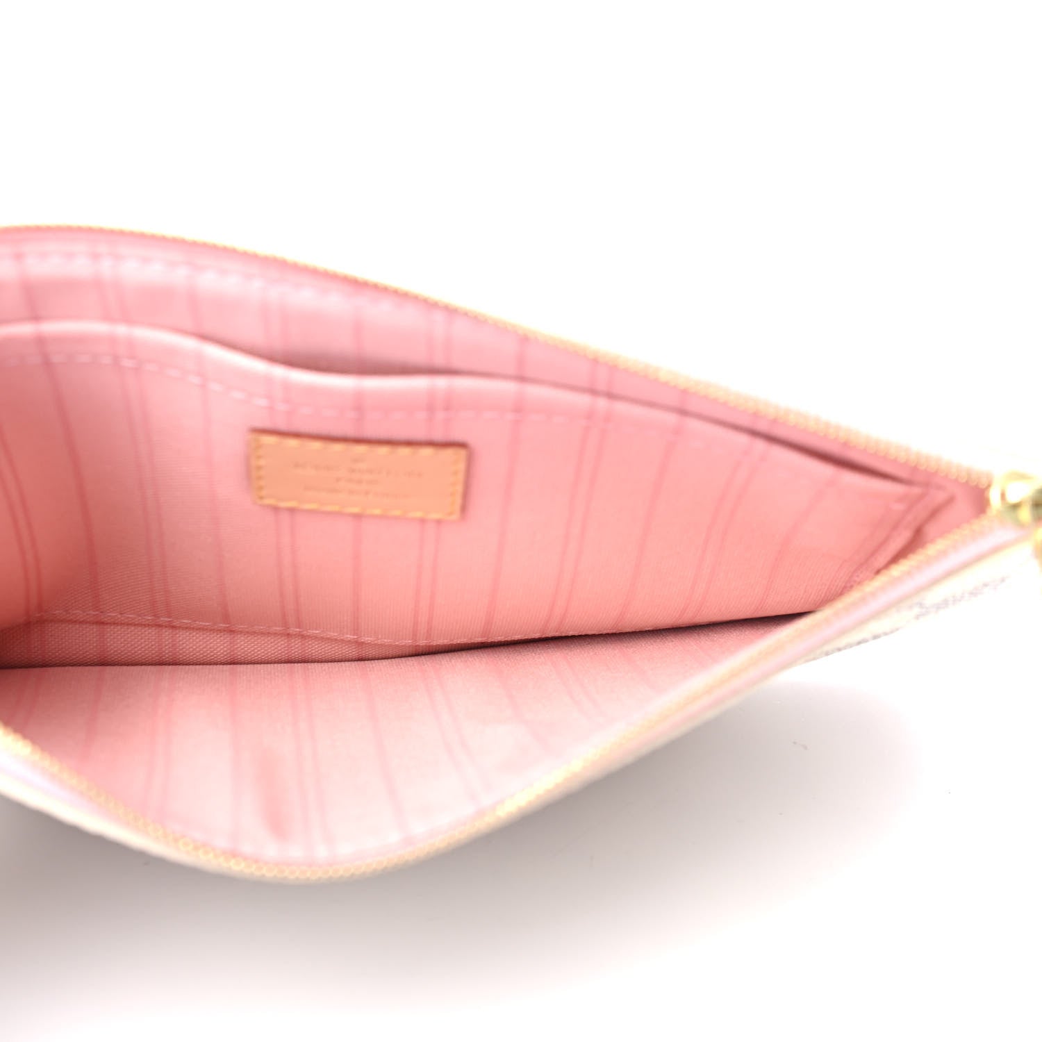 Louis Vuitton Damier Azur Neverfull MM GM Pochette Rose Ballerine 4 of 4