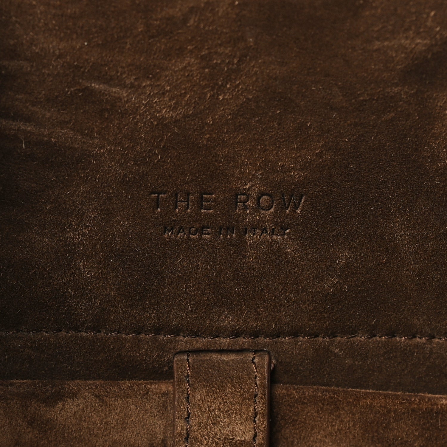 The Row Suede Soft Margaux 10 Bag Mocha 6 of 8