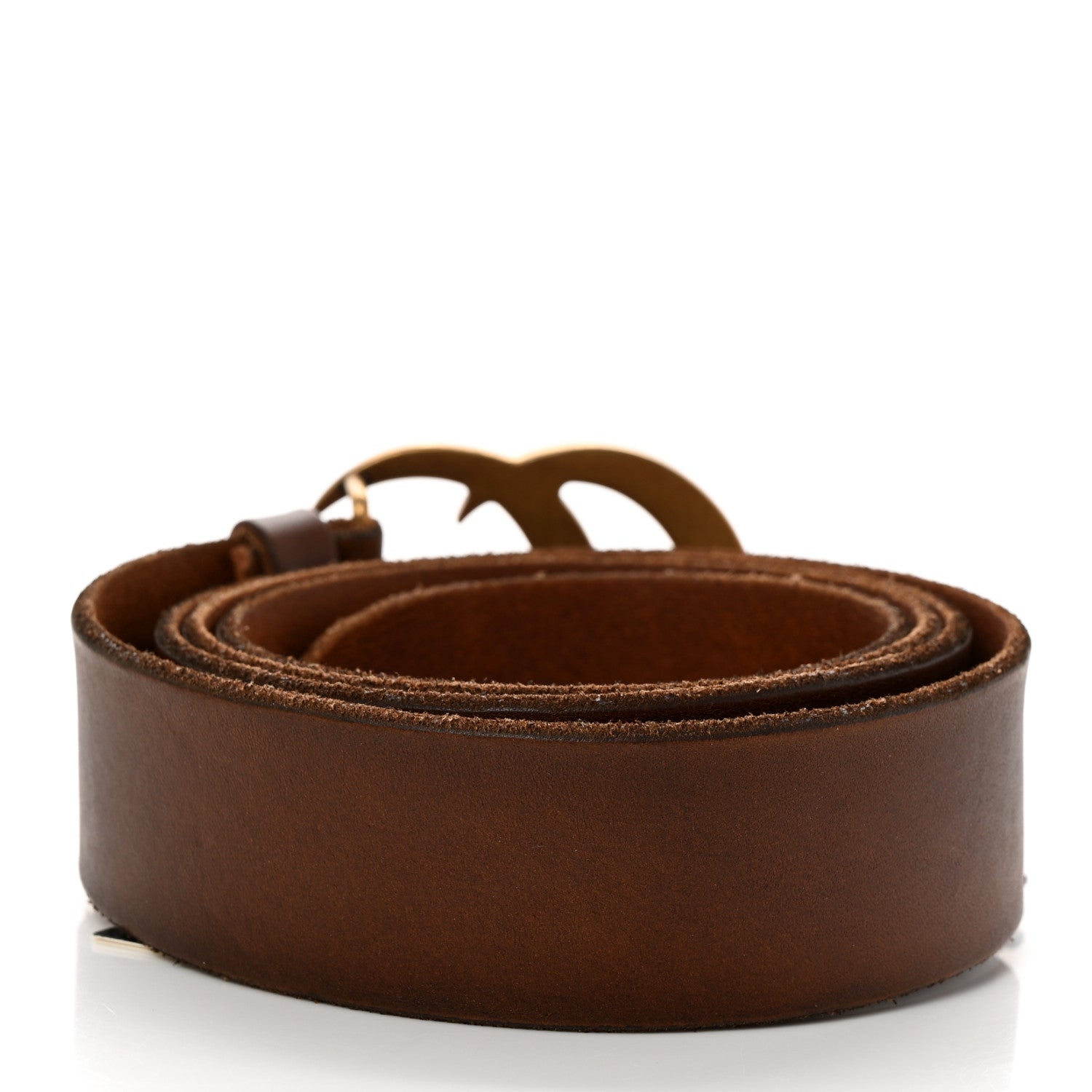 Gucci Faded Calfskin Double G 40mm Belt 115 46 Cuir 2 of 6