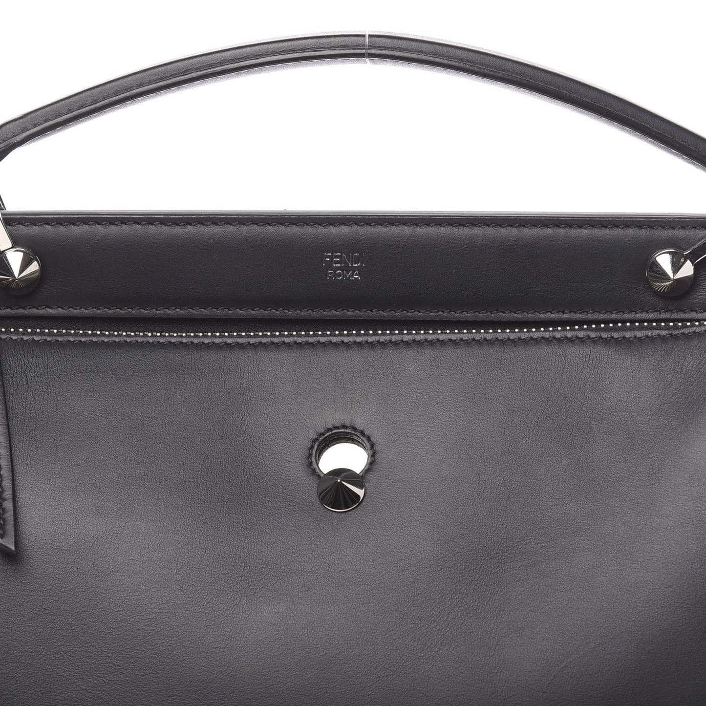 Vitello Baltico Dolce DotCom Satchel Black