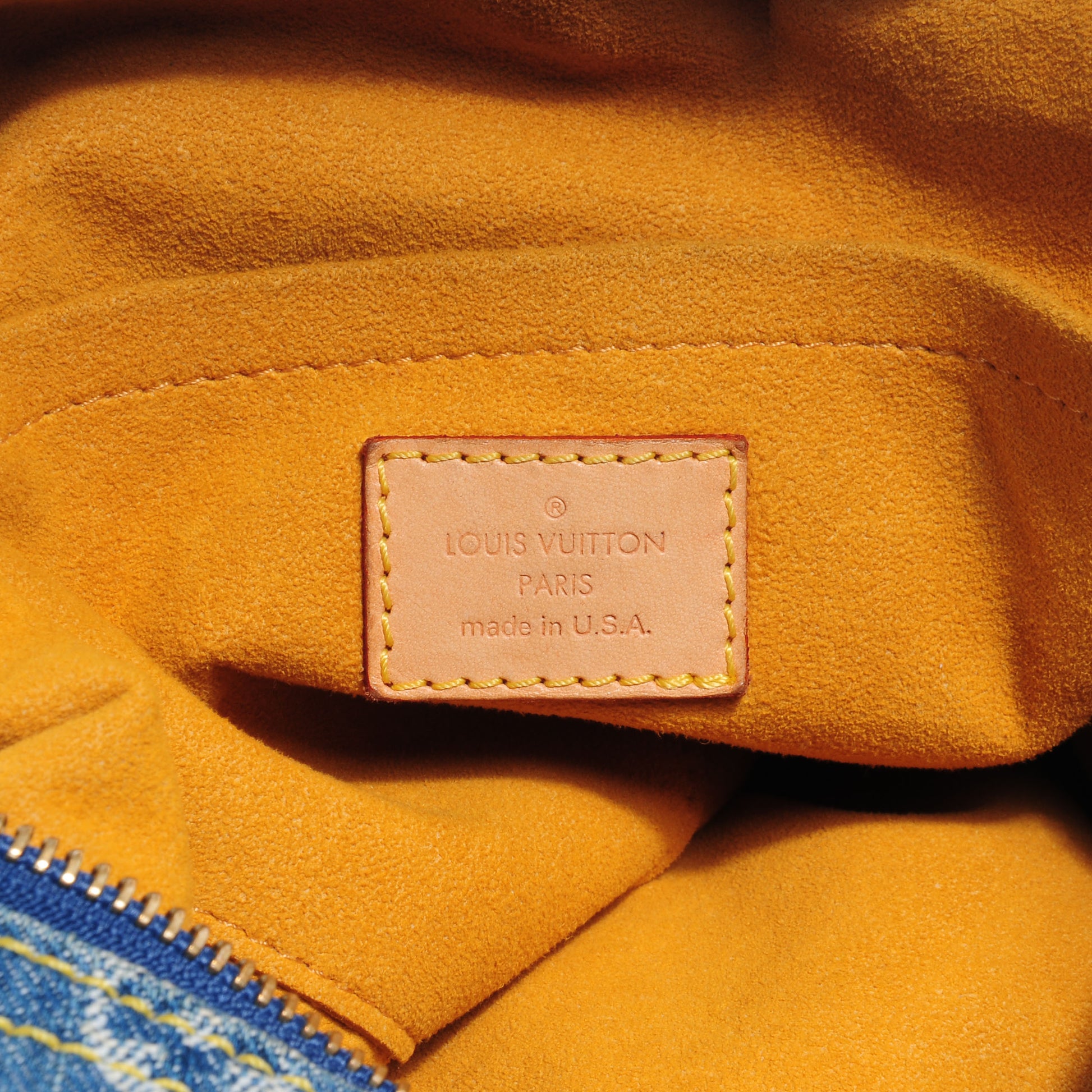 Louis Vuitton Denim Baggy GM Blue 6 of 8