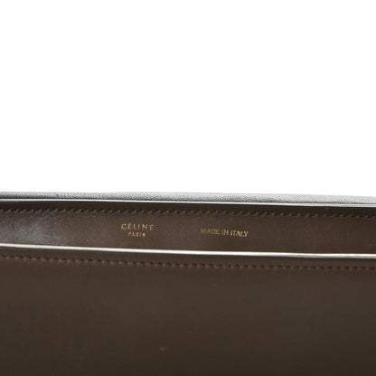 Celine Calfskin Suede Tri-color Large Trapeze Olive 6 of 22