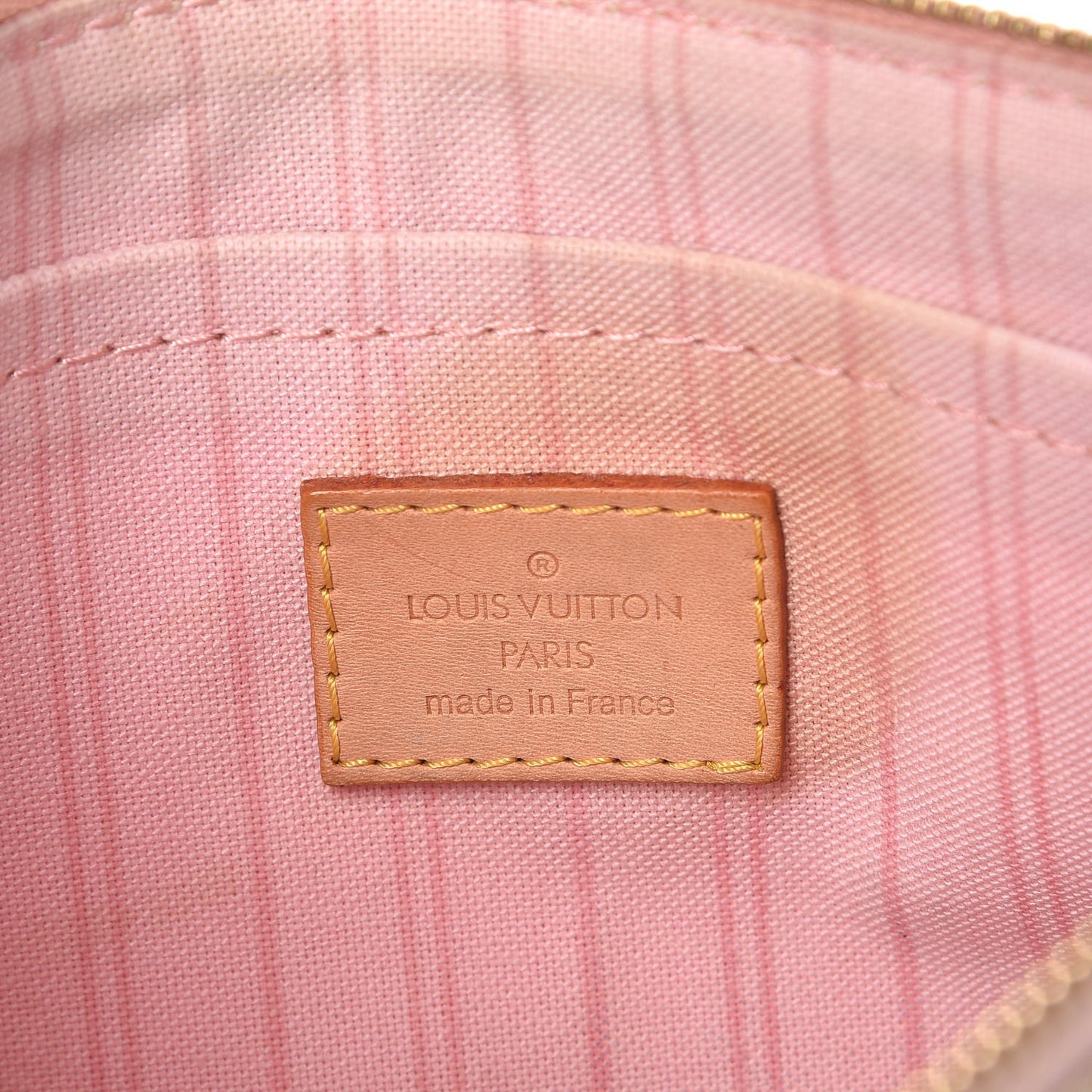 Damier Azur Neverfull MM GM Pochette Rose Ballerine
