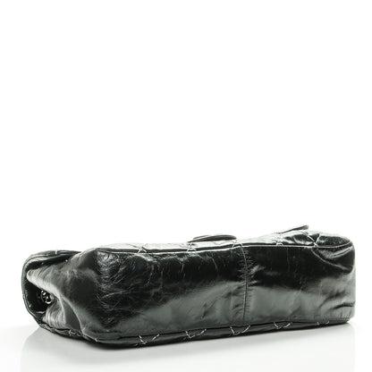Chanel Glazed Goatskin Double Stitch Flap Black 4 of 7
