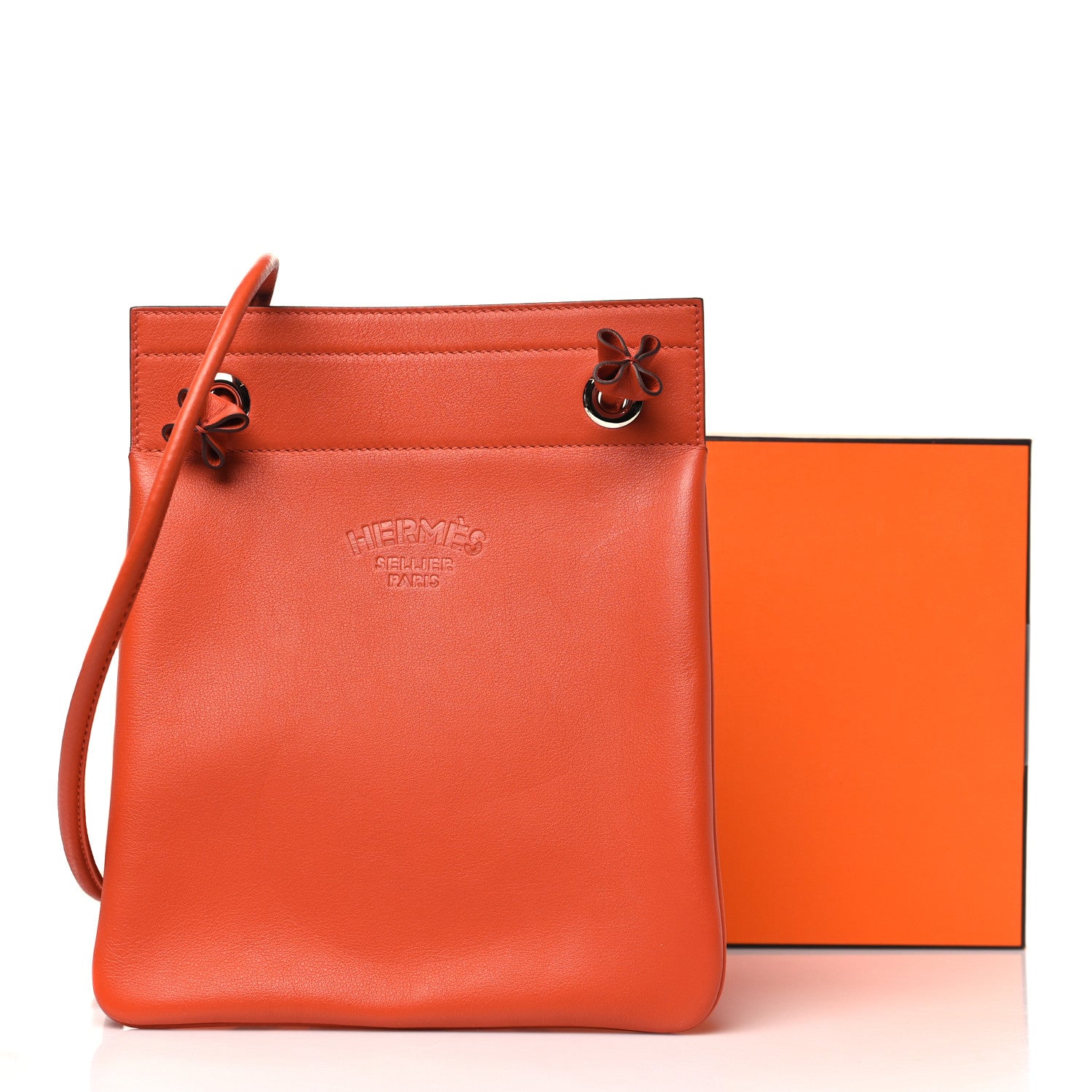 Hermes Milo Lambskin Swift Mini Aline Terre Battue 11 of 11