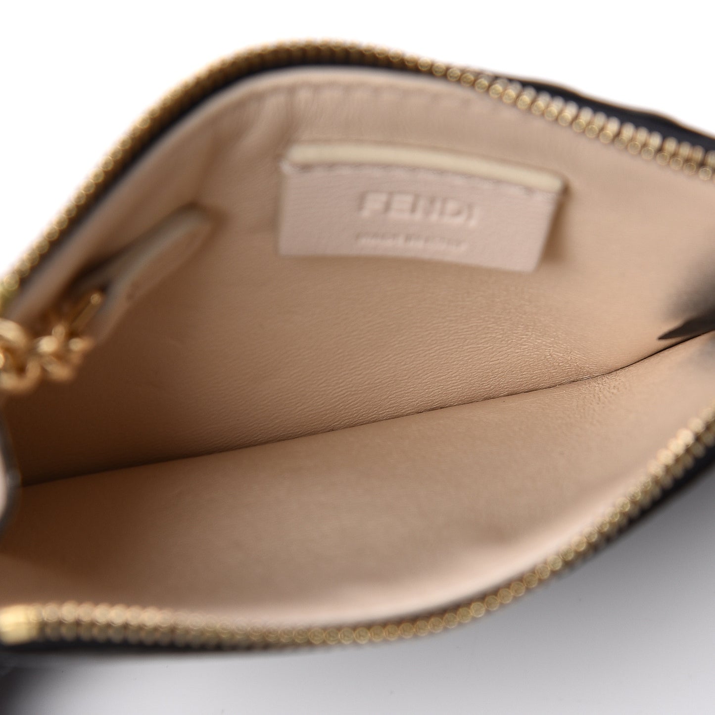 Cuoio Romano Vitello Grace Key Case Pouch Black Camelia