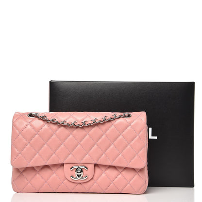 Chanel Lambskin Quilted Medium Double Flap Pink 14 of 14
