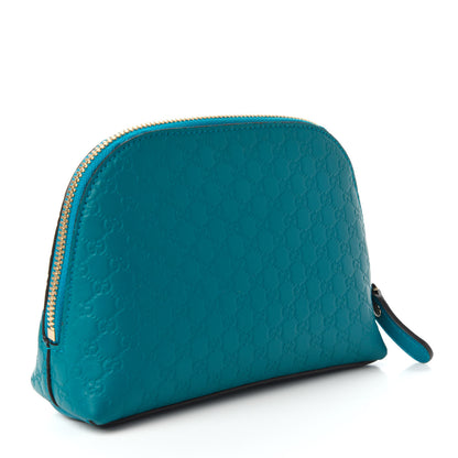 Gucci Microguccissima GG Cosmetic Case Deep Cobalt 3 of 12