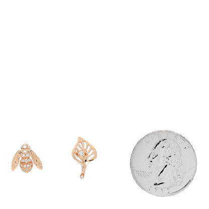 Christian Dior 18K Rose Gold Diamond Pré Catelan Earrings 2 of 5
