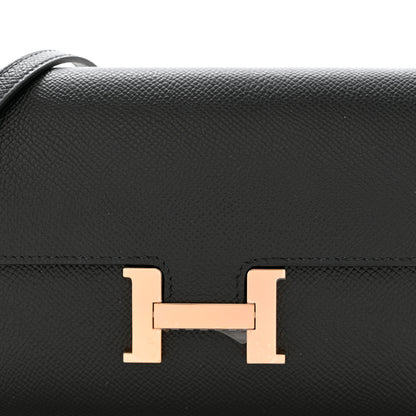 Hermes Epsom Constance Wallet To Go Black 8 of 11