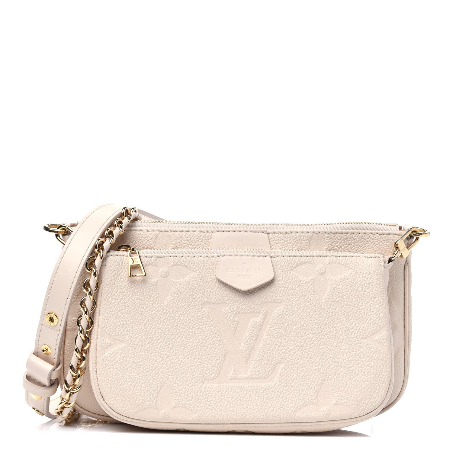 Louis Vuitton Empreinte Monogram Giant Multi Pochette Accessories Cream 1 of 4