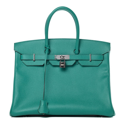Hermes Epsom Birkin 35 Bleu Paon 2 of 10