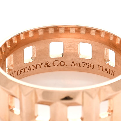 Tiffany 18K Rose Gold T True Wide Ring 62 10 4 of 4