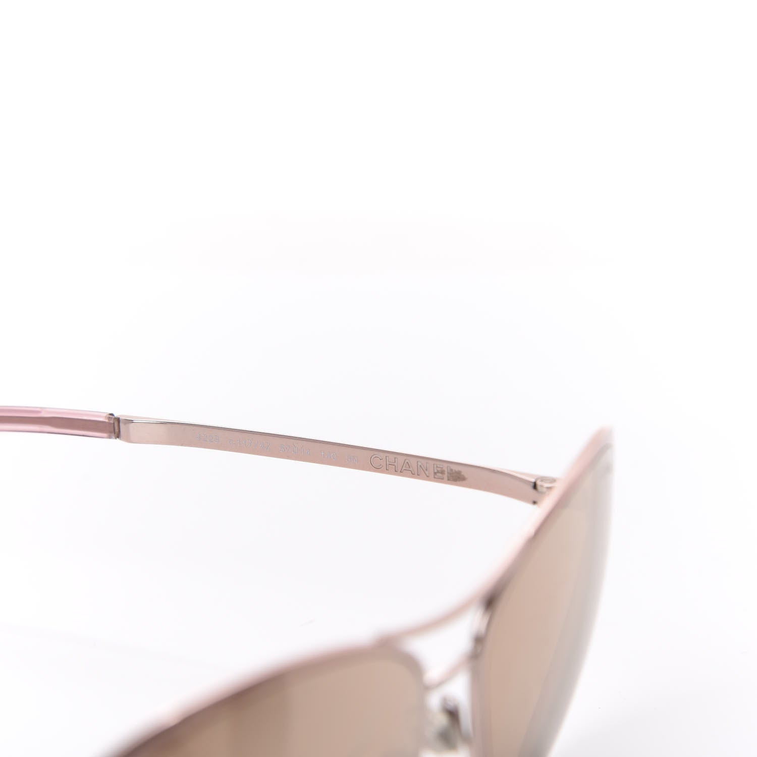 Chanel 18K Pilot Summer Sunglasses 4223 Pink Gold 6 of 6