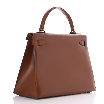 Hermes Box Kelly Sellier 28 Noisette 3 of 35