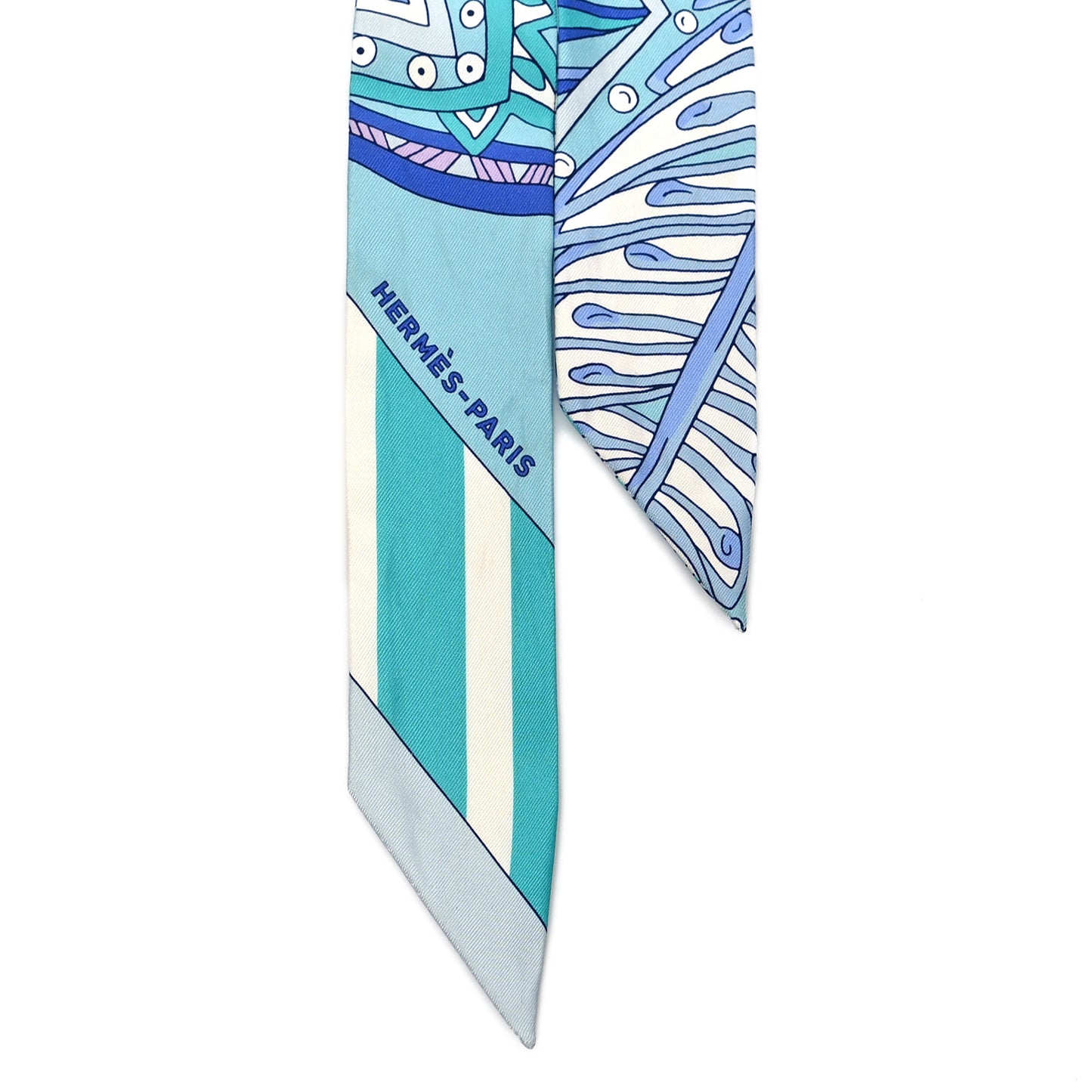Silk Le Jardin de la Maharani Twilly Bleu Glacier Turquoise