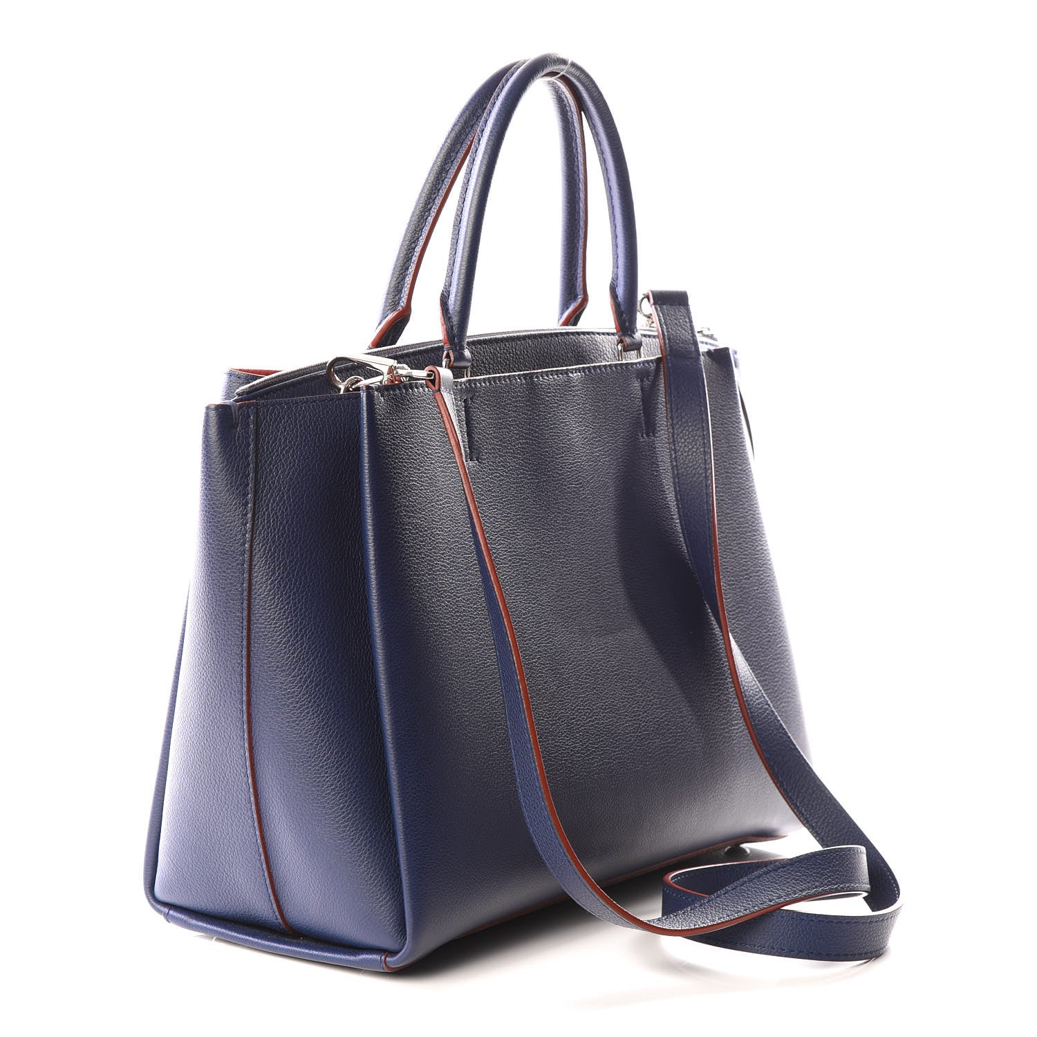 Louis Vuitton Calfskin Lockmeto Marine Rouge 2 of 11