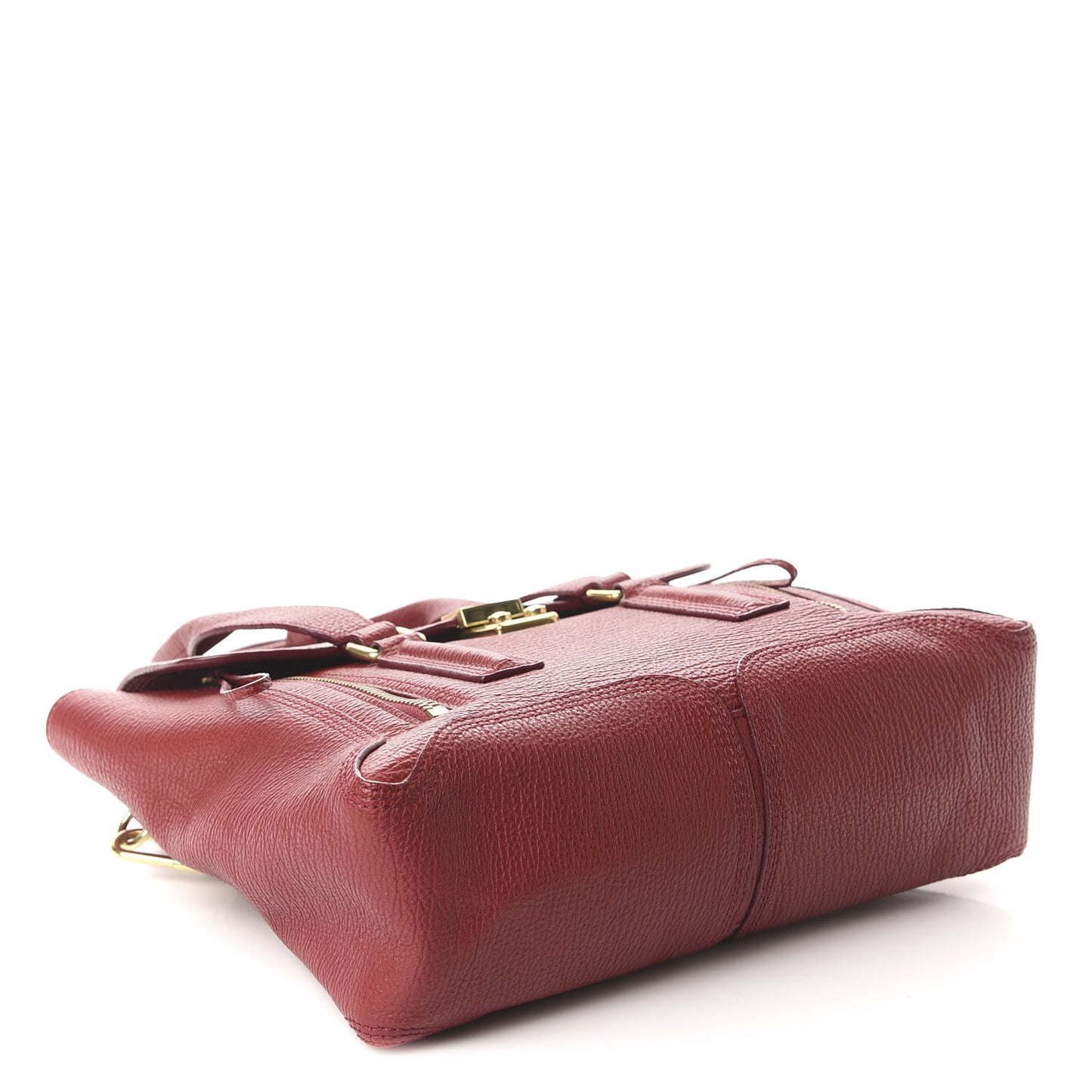 3.1 Textured Calfskin Medium Pashli Satchel Red