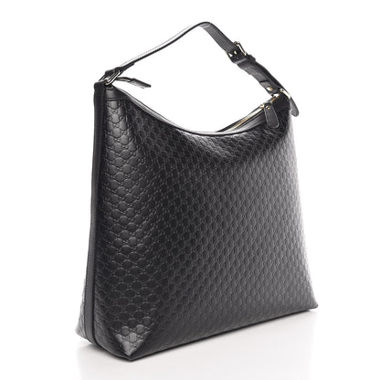Gucci Soft Microguccissima Margaux Shoulder Bag Black 3 of 7