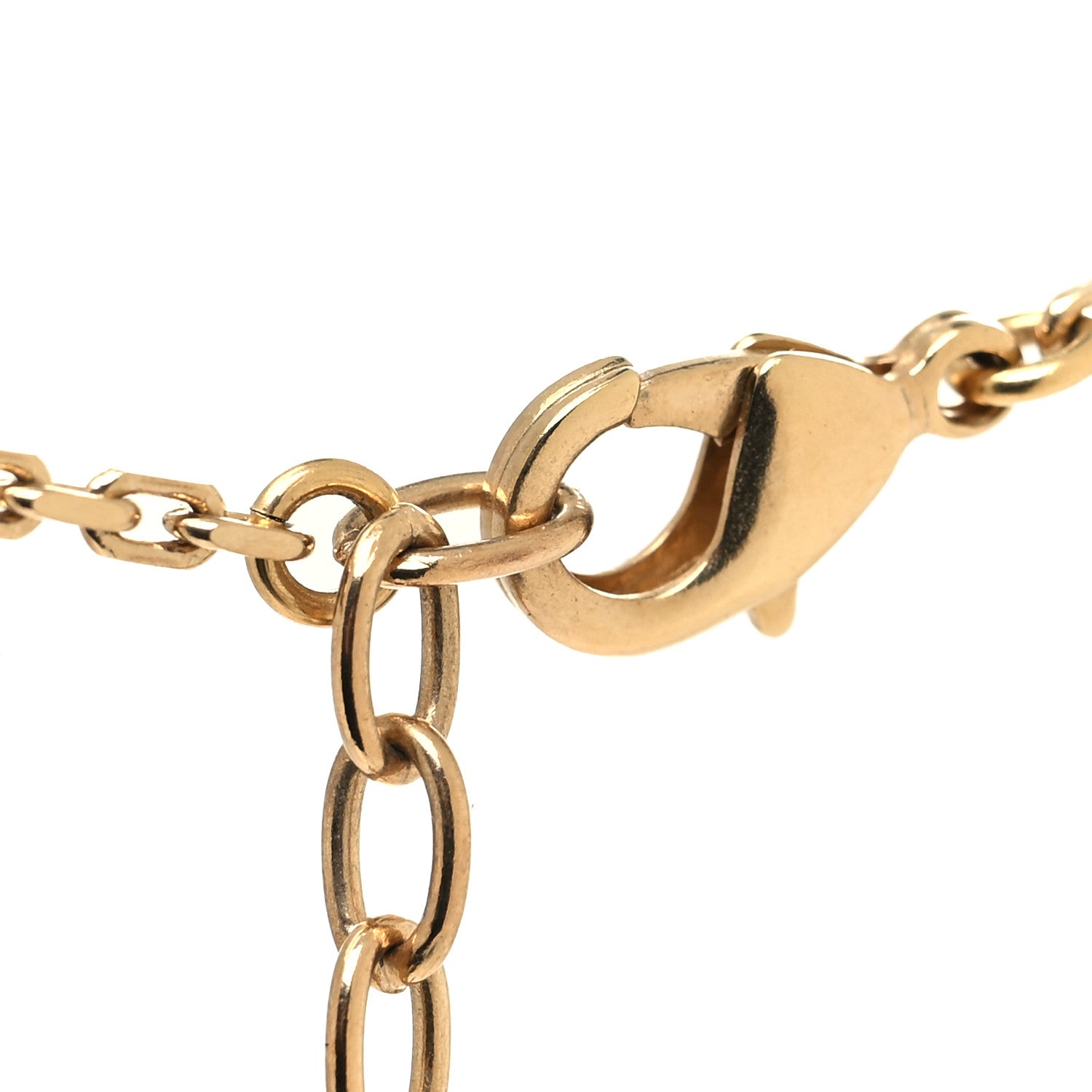 Chanel Crystal Pearl Necklace Gold 4 of 6