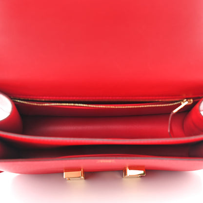 Hermes Epsom Constance 24 Rouge Casaque 5 of 9