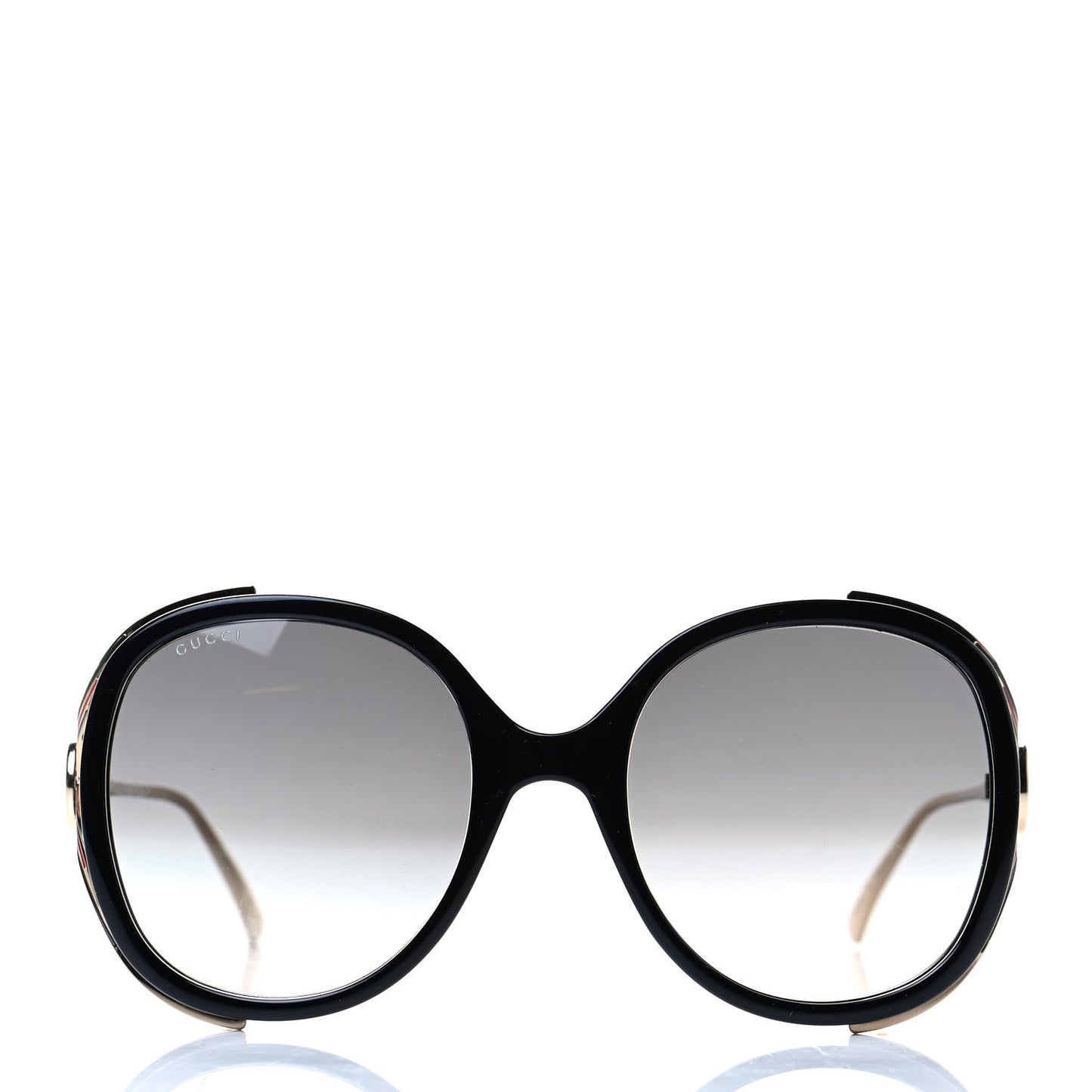 Round Frame Injected GG0226S Sunglasses Black