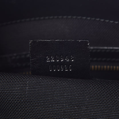 Gucci Diamante Velvet Calfskin Web Secret Top Handle Satchel Black 7 of 9