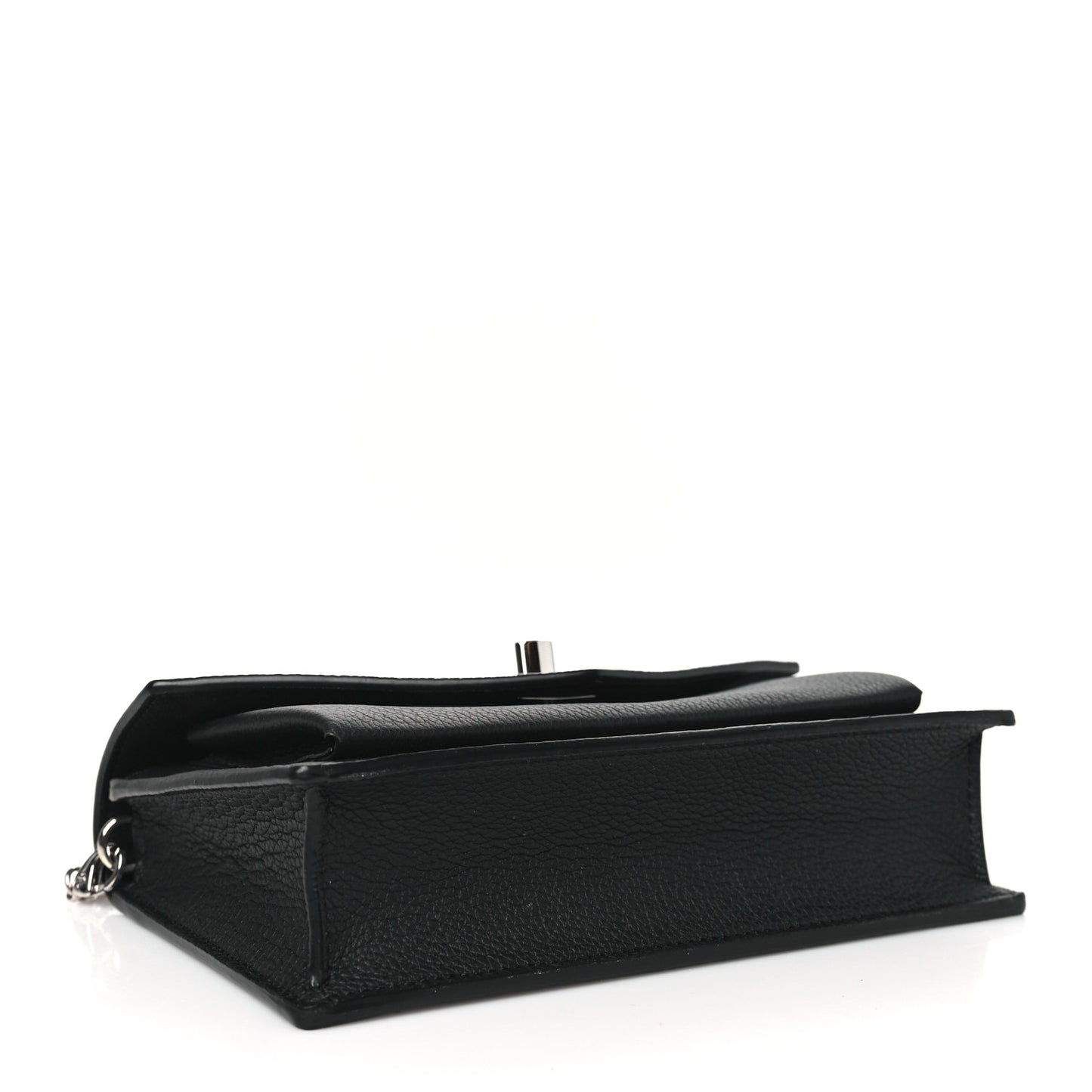 Soft Calfskin My Lockme Pochette Black